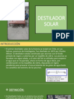Destilador Solar 1