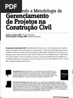 Gerenciamento de Projetos Na Contrucao Civil