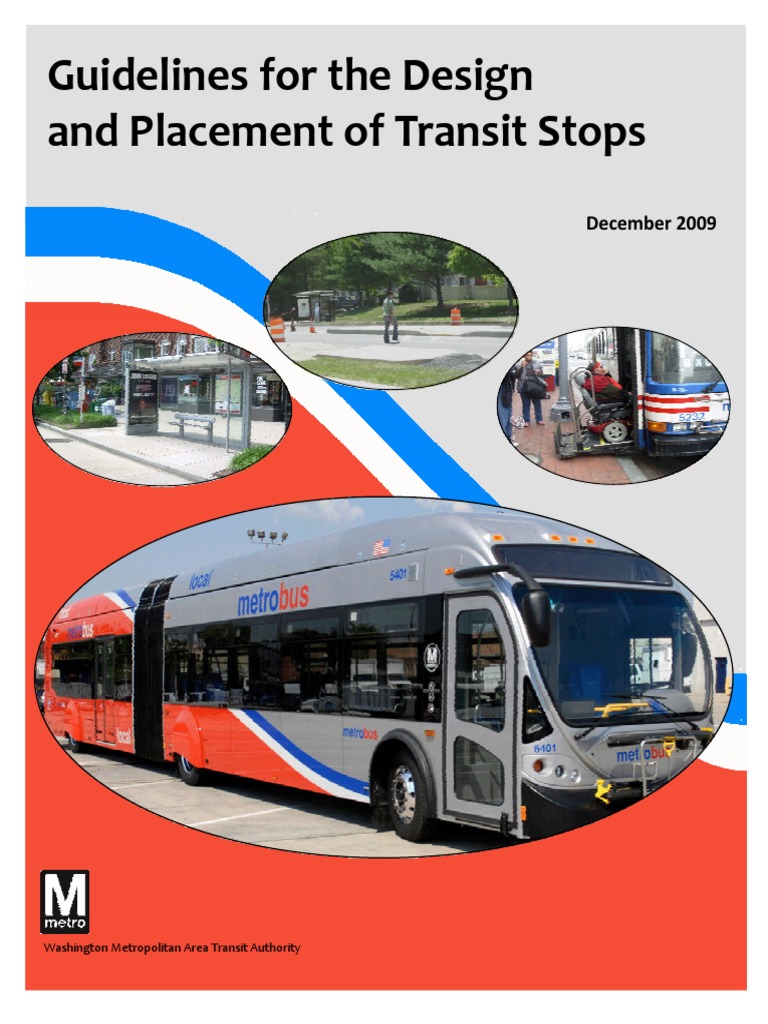 Bus Stop Design and Placement Guidelines | PDF | Traffic | Intersection ...