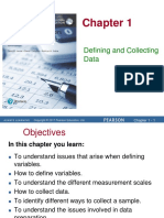 Chapter 1 Defining and Collecting Data