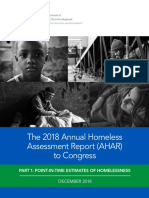 The 2018 Annual Homeless Assessment Report (AHAR) To Congress, Part 1 - Point-In-Time Estimates of Homelessness