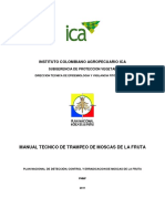 Trampeo de moscas de la fruta: Manual técnico del Plan Nacional de Detección, Control y Erradicación de Moscas de la Fruta (PNMF