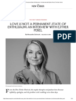 Interview Esther Perel - New Yorker