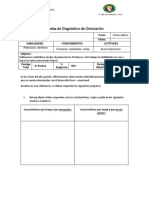 Prueba Diagnóstico de Orientación - Octavo