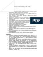 Teme Propuse Pentru Lucrări de Grad I În Preoţie I. Pastoral-Liturgic: Teme