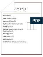 Romania: Ukrainian, German, Other 1.3%