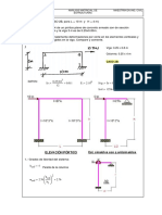 Análisis matricial de pórtico plano