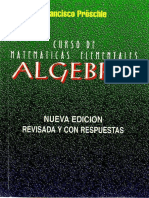 Francisco Proschle - Curso de Matemáticas Elementales Álgebra