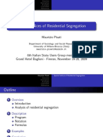 Spatial Indices of Residential Segregation: Maurizio Pisati