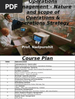 Download Operations Management - Nature  Scope of Operations  Operations Strategy 2010 SIMSR by Ashwini Jha SN39598360 doc pdf