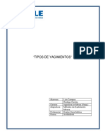 INFORME Tipos de Yacimiento