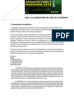 Lineamientos para La Elaboración Del Ensayo Académico