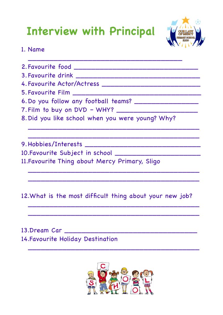 Interview New Principal October 2010 | PDF