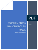 Procedimientos Almacenados de MySQL