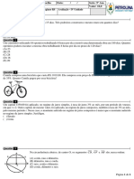 Avaliação Matemática 9º Ano IV Bimestre