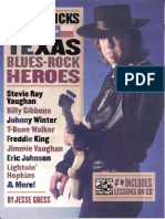 Guitar Licks of The Texas Blues Rock Heroes Jesse Gress