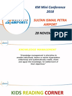 KM Mini Conference 2018: Sultan Ismail Petra Airport