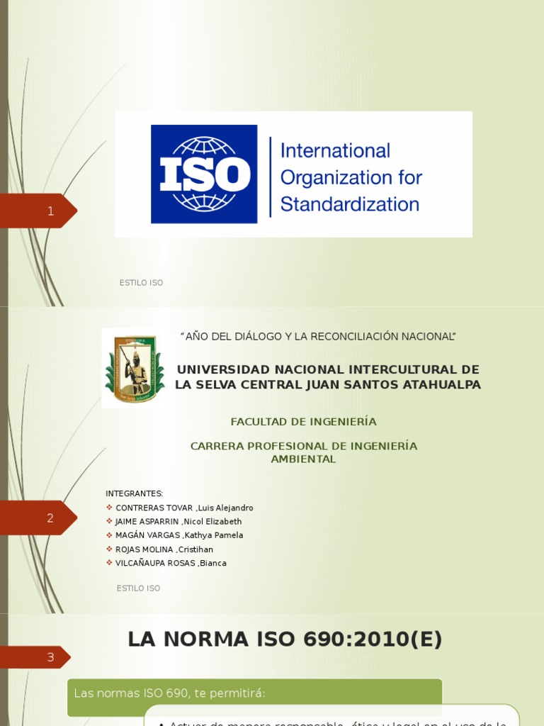 Guía de Citas según ISO 690 | PDF | Bibliografía | Comunicación escrita