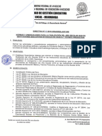 Directiva para finalizar el año académico 2018 - ugel huamanga 