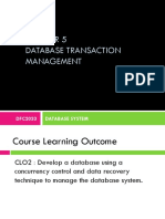 Database Transaction Management