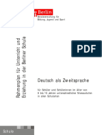 Rahmenplan Deutsch Als Zweitsprache - Berlin