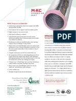 M KC Product Sheet Flexible Duct