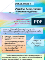 Aralin 4-Paraan NG Pagpili NG Mga Namumuno NG Bansa