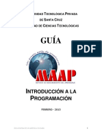 Guia Maap Programacion Utepsa