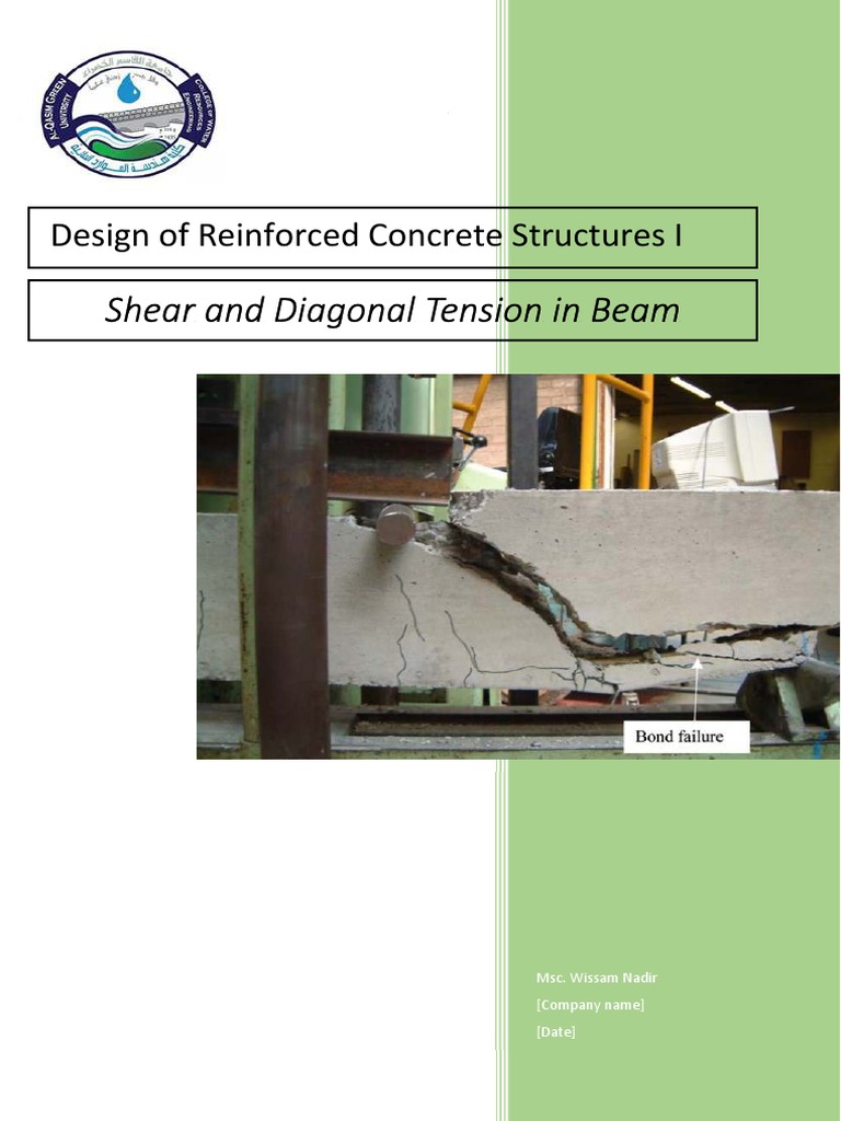 Diagonal Tension in Reinforced Beams | PDF | Bending | Beam (Structure)