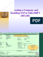 Creating A Company and Enabling VAT in Tally - ERP 9 (Delhi)