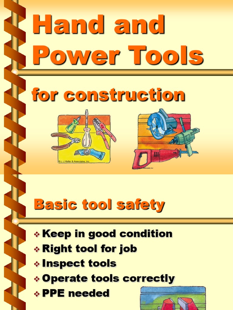 Hand and Power Tools Safety Guide | PDF | Switch | Personal Protective ...