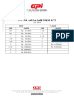 GPI Price List Kitz Gate Valve Juli 2018