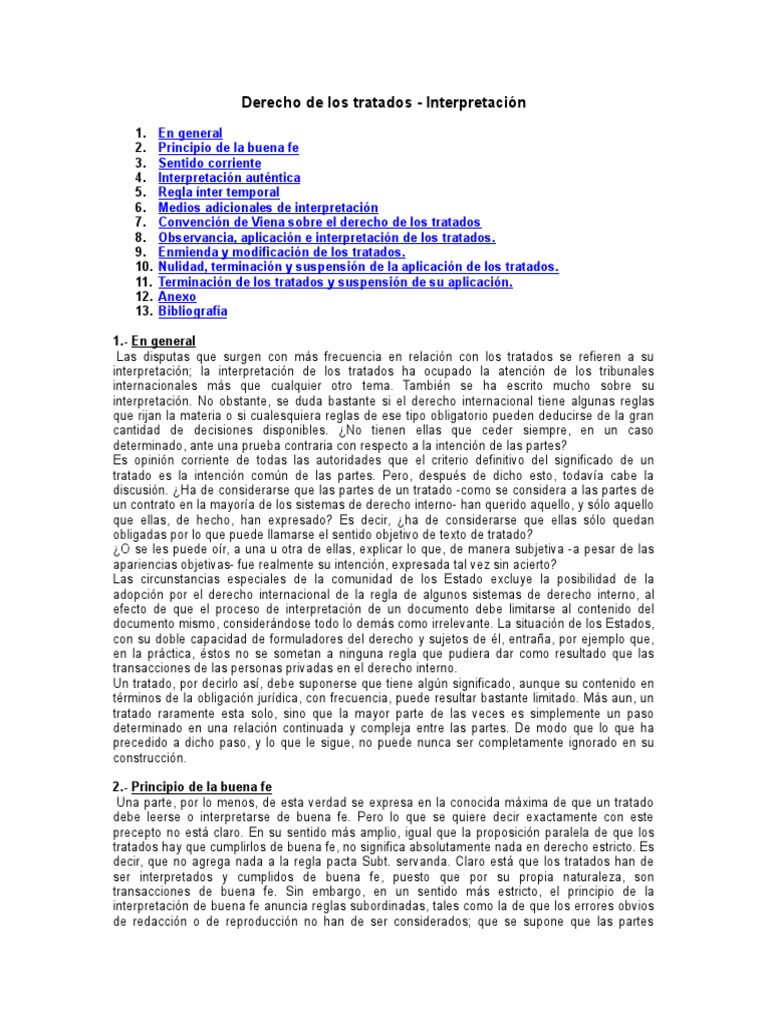 Derecho de Los Tratados | PDF | Tratado | Convenio europeo de derechos ...