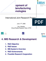 Wook-Ho Son - Development of Virtual Manufacturing Technology