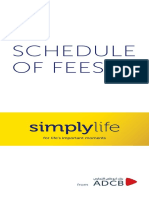Schedule of Fees