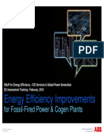 Energy Efficiency Improvements: For Fossil-Fired Power & Cogen Plants