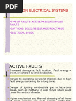 Faults On Electrical Systems