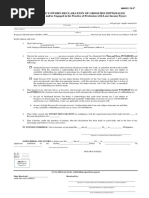 Income Payee'S Sworn Declaration of Gross Receipts/Sales