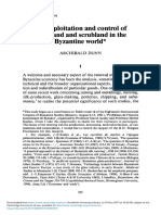 A. Dunn, The Exploitation and Control of Woodland and Scrubland in The Byzantine World