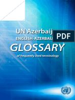 English Azerbaijani Glossary of Frequently Used Terminology