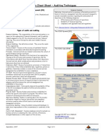 Larrys Cheat Sheet Auditing Techniques