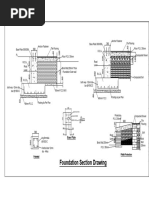 Foundation Section Drawing