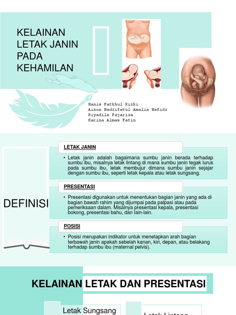 Kelainan Letak Janin | PDF | Kesehatan Holistik | Sains & Matematika