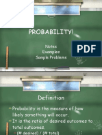 Probability in a Nutshell