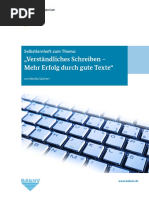 Selbstlernheft Verstaendliches Schreiben PDF