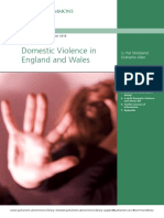 Domestic Violence in England and Wales