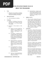 Impact Test Procedures: Testing Application Standard (Tas) 201-94