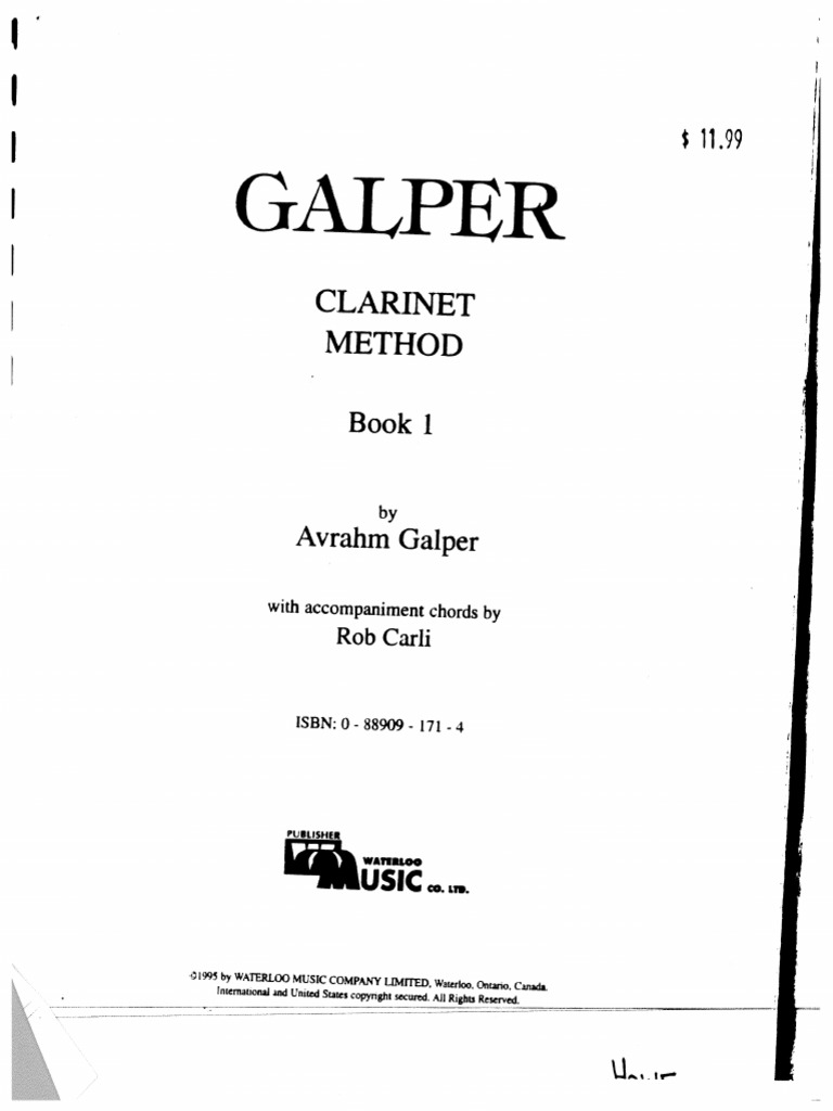 Galper Method PDF Musical Notation