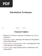 Substitution Techniques