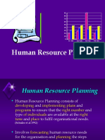 HUMAN RESOURCE PLANNING PROCESS